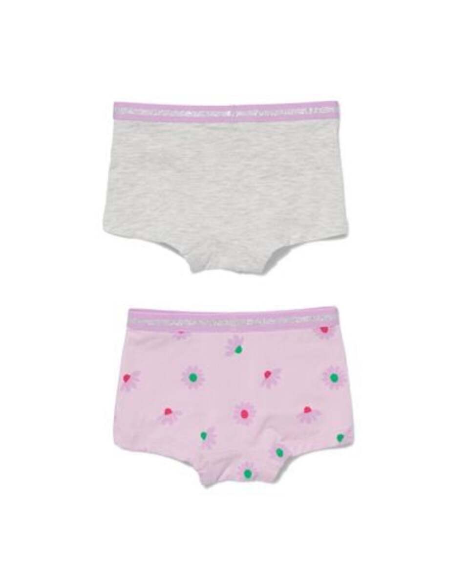 Bild 4 von 2er-Pack Kinder-Boxershorts, Baumwolle/Elasthan lila