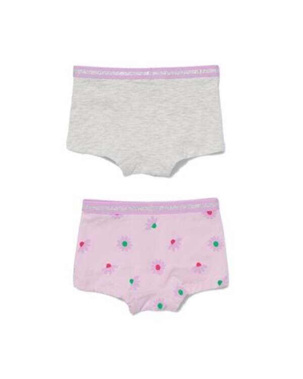 Bild 4 von 2er-Pack Kinder-Boxershorts, Baumwolle/Elasthan lila