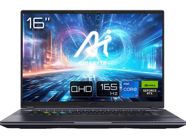 Bild 1 von GIGABYTE AORUS 16X, Gaming Notebook, mit 16 Zoll Display, Intel® Core™ i7,i7-13650HX Prozessor, GB RAM, 1 TB SSD, NVIDIA GeForce RTX™ 4060, Midnight Grey, Windows 11 (64 Bit), Midnight Grey