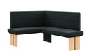 Bild 1 von Eckbank  Emma ¦ schwarz ¦ Maße (cm): B: 150 H: 83 T: 185 Hocker & Bänke > Bänke > Eckbänke - Sconto