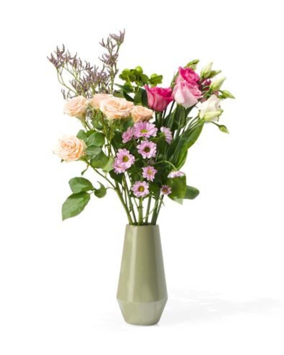 Bild 1 von Vase, Keramik, Ø 4 x 16 cm, grün