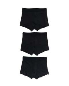 3er-Pack Herren-Boxershorts, kurz schwarz