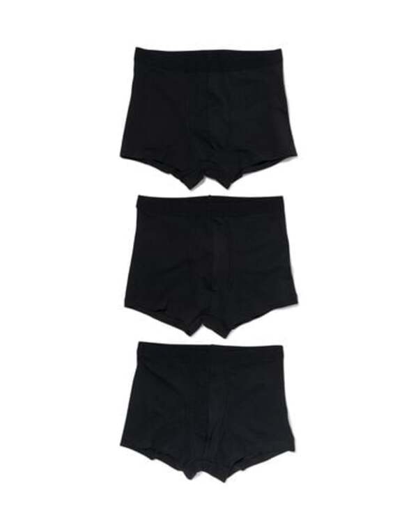 Bild 1 von 3er-Pack Herren-Boxershorts, kurz schwarz