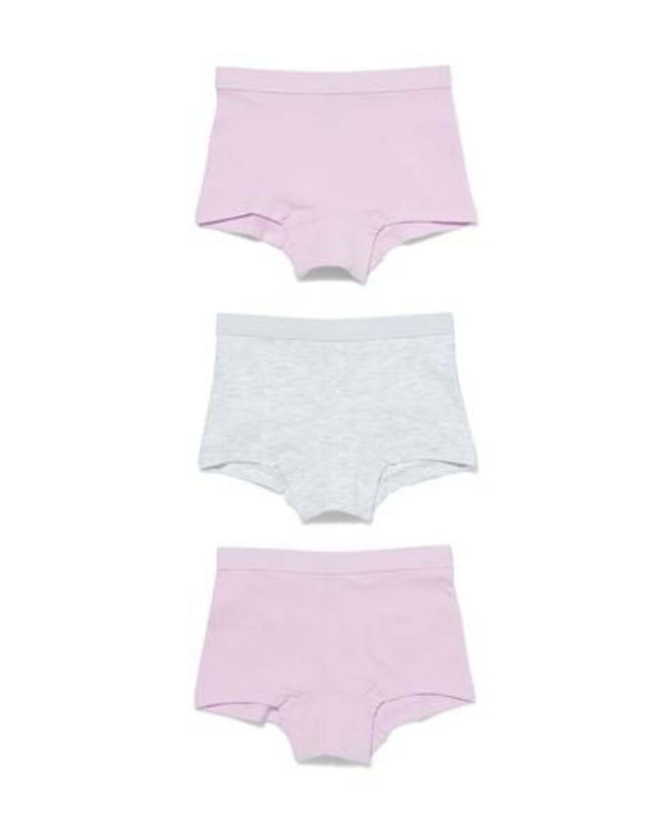 Bild 1 von 3er-Pack Kinder-Boxershorts, Baumwolle/Elasthan lila