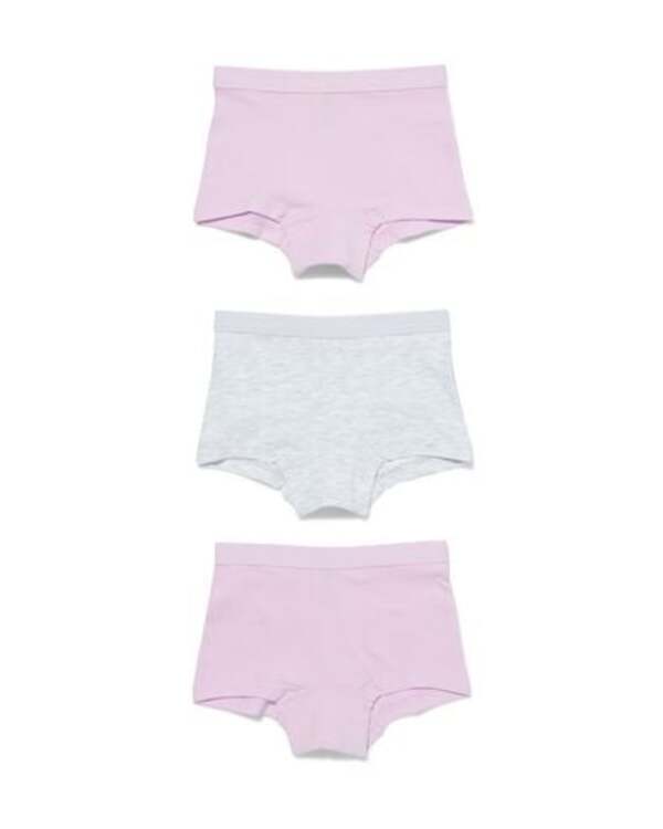 Bild 1 von 3er-Pack Kinder-Boxershorts, Baumwolle/Elasthan lila