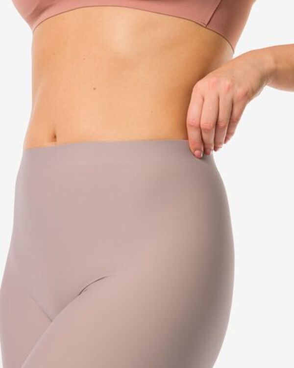 Bild 4 von Radlerhose, mittelstark figurformend, hohe Taille beige