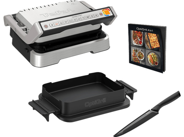 Bild 1 von TEFAL GC774D OptiGrill 4-in-1 Kontaktgrill, Edelstahl/Silber