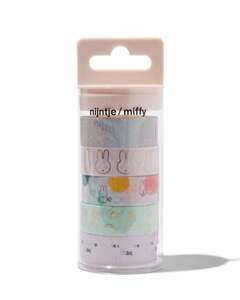 5 washi tapes Miffy