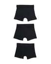 Bild 1 von 3er-Pack Kinder-Boxershorts, Baumwolle/Elasthan schwarz