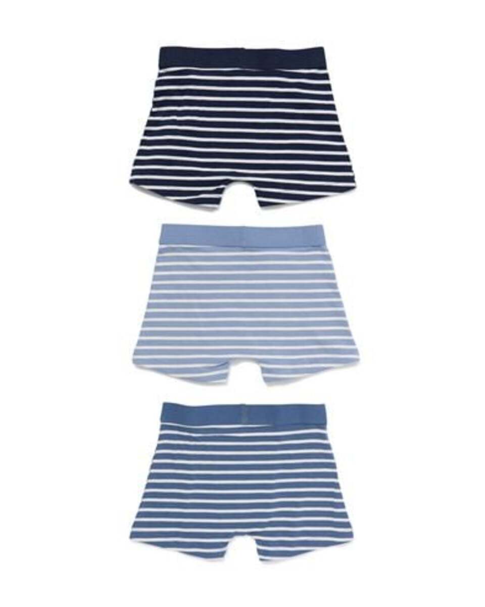 Bild 4 von 3er-Pack Kinder-Boxershorts, Baumwolle/Elasthan blau