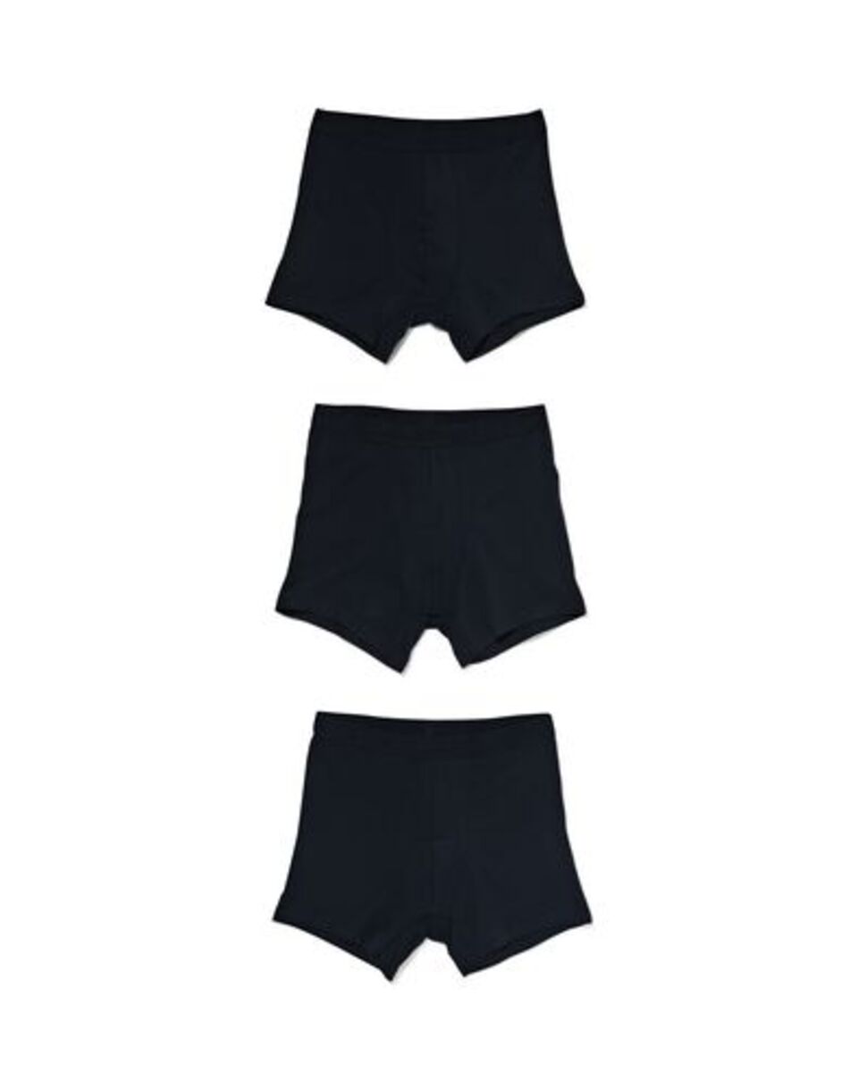 Bild 1 von 3er-Pack Herren-Boxershorts, lang blau