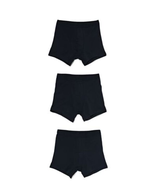 Bild 1 von 3er-Pack Herren-Boxershorts, lang blau