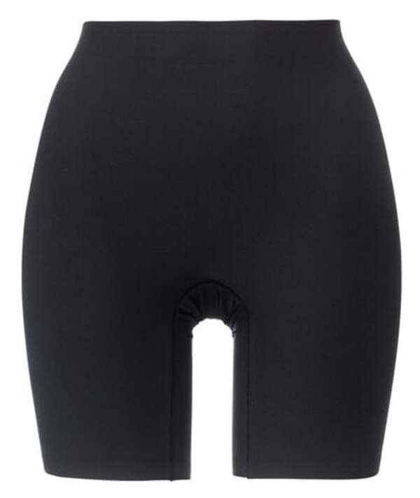 Bild 1 von Radlerhose, mittelstark figurformend, hohe Taille schwarz