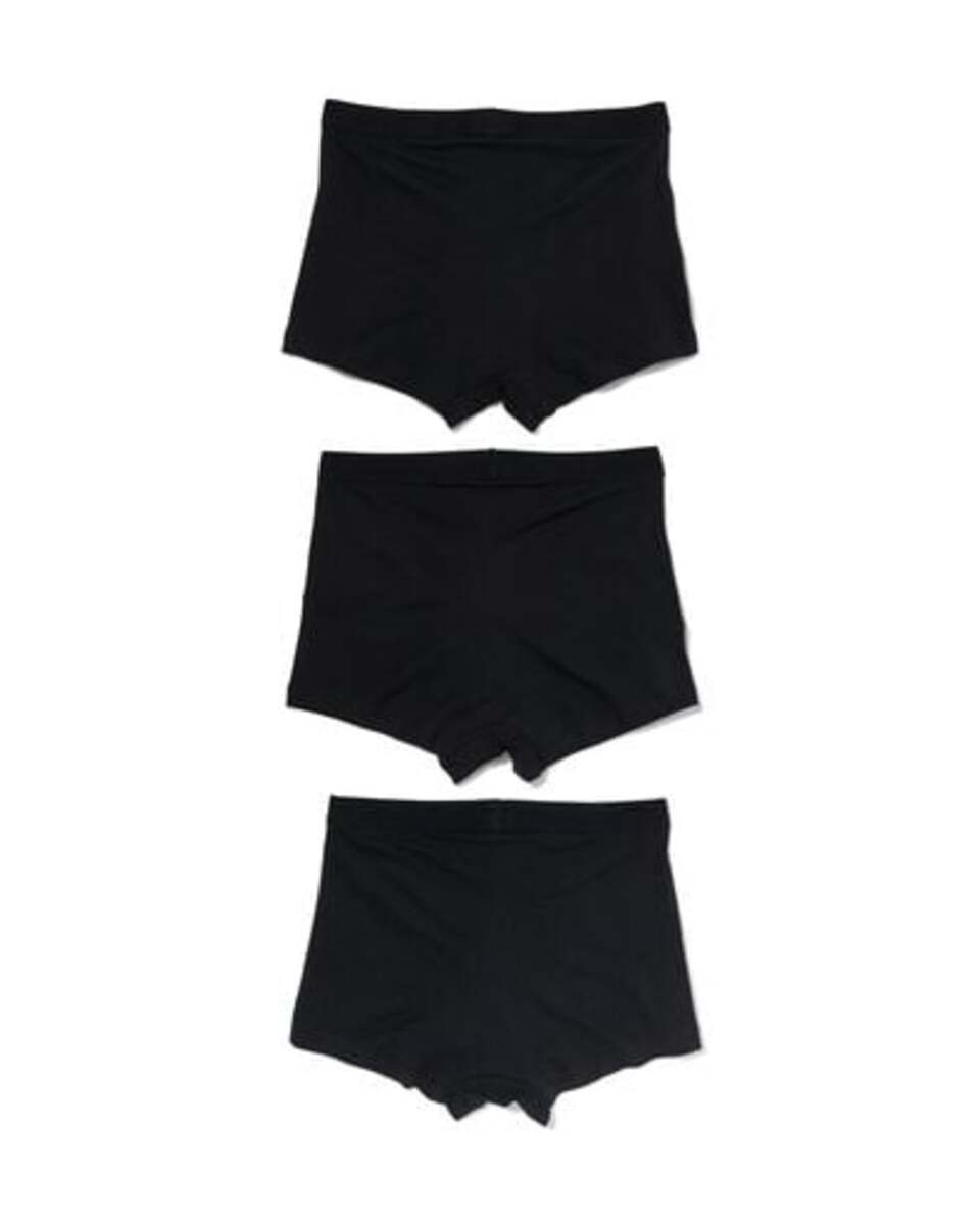 Bild 3 von 3er-Pack Herren-Boxershorts, kurz schwarz