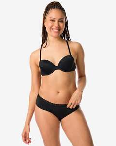 Damen-Hipster, Second Skin, Mikrofaser schwarz