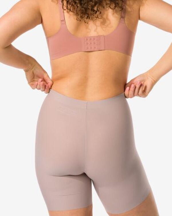 Bild 3 von Radlerhose, mittelstark figurformend, hohe Taille beige
