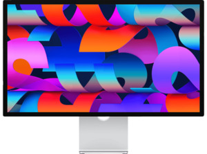 APPLE Studio Display Standardglas mit neigungsverstellbarem Standfuß 27 Zoll 5K Ultrawide Monitor, 60 Hz), Silber