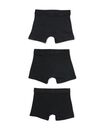 Bild 4 von 3er-Pack Kinder-Boxershorts, Baumwolle/Elasthan schwarz