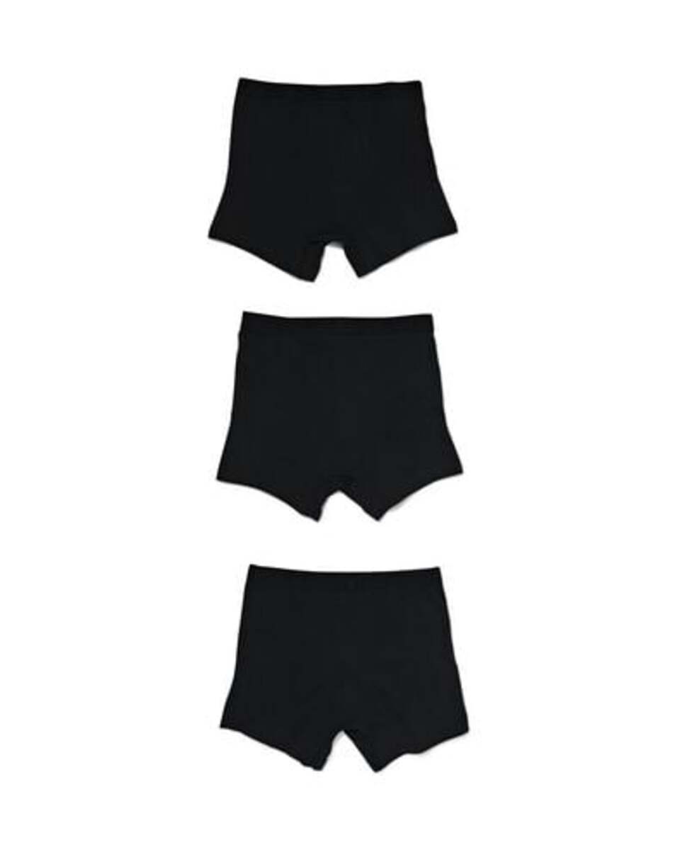 Bild 4 von 3er-Pack Herren-Boxershorts, lang schwarz