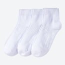 Bild 1 von Damen-Sport-Sneaker-Socken mit Belüftungsstruktur, 5er-Pack, White