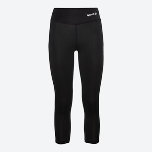 Damen-Sportleggings mit Kontrast-Einsätzen, Black