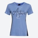 Bild 1 von Damen-Fitness-T-Shirt mit Kontrast-Einsätzen, Light-blue