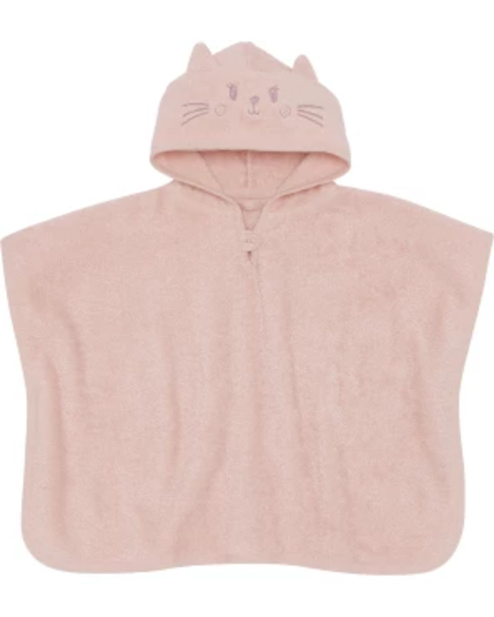 Bild 1 von Badeponcho mit Kapuze, Ergee, verschiedene Designs, rosa