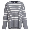 Bild 1 von Damen Strickpullover gestreift GRAU