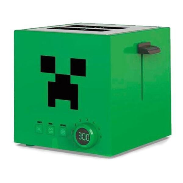 Bild 1 von Toaster Minecraft Creeper Square, grün