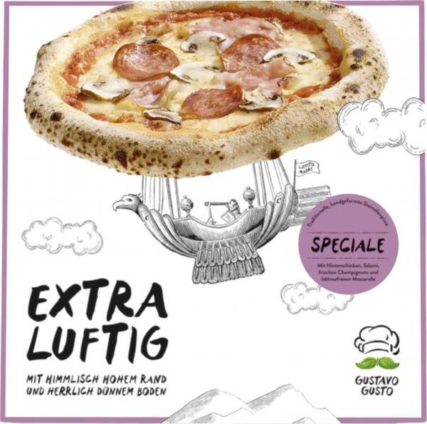 Bild 1 von Gustavo Gusto Pizza Extra luftig Speciale