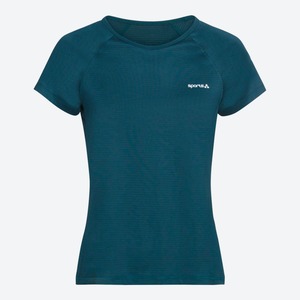 Damen-Funktions-T-Shirt in atmungsaktiver Qualität, Petrol