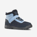 Bild 1 von Winterschuhe Kinder Gr. 24–34 Klett warm wasserdicht - SH100 hellblau Blau|grau