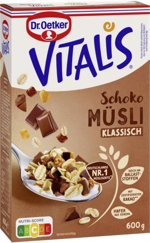 Bild 1 von Dr. Oetker Vitalis Schoko Müsli klassisch