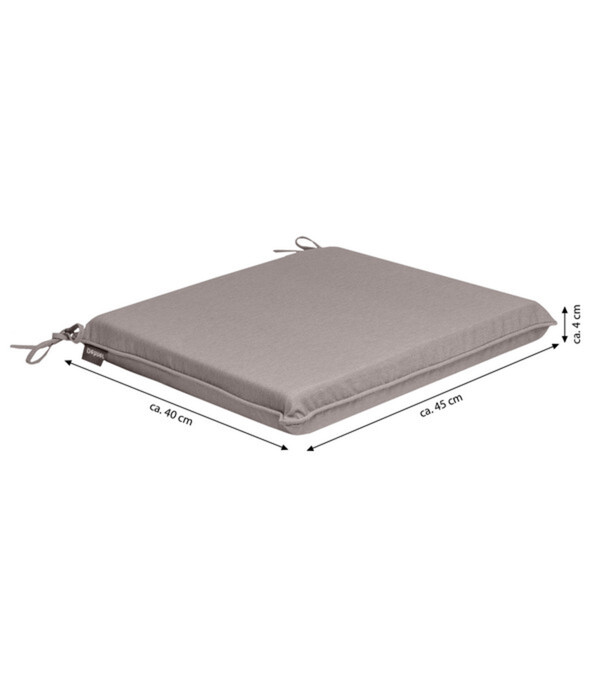 Bild 4 von Dehner Balkon-Sitzkissen Veneto, ca. B45/H4/T45 cm