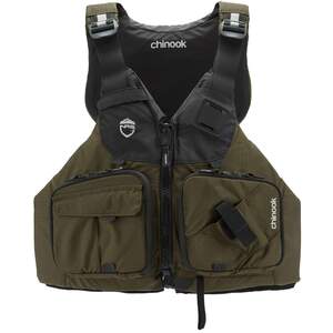 NRS CHINOOK FISHING PFD Schwimmweste BARK