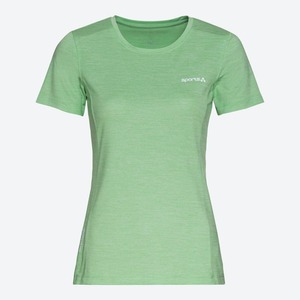 Damen-Funktions-T-Shirt mit seitlichen Einsätzen, Light-green