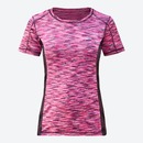 Bild 1 von Damen-Funktions-T-Shirt mit Space-Dye-Muster, Pink