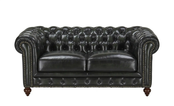 Bild 1 von uno Ledersofa im Vintagelook Chesterfield
