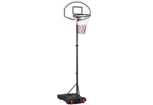 Yaheetech Basketballständer, Basketballkorb mit Ständer Tragbar Korbanlage Outdoor Basketballanlage Höhenverstellbar von 159 bis 214 cm