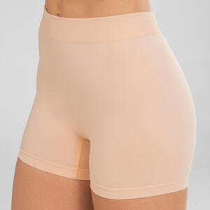 Tanzshorts nahtlos Modern Dance Damen - gold-beige Beige