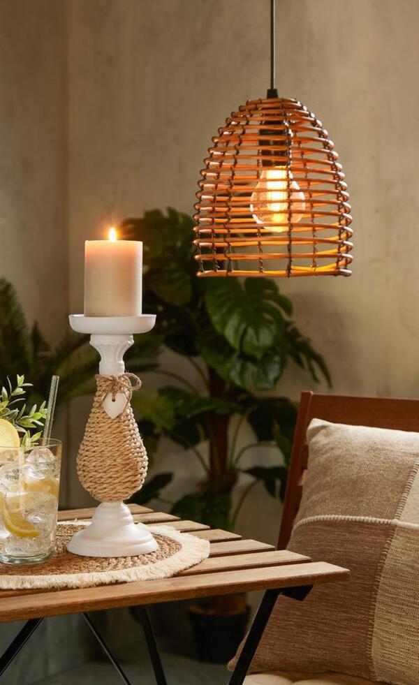 Bild 1 von LED Outdoor Rattan-Lampe