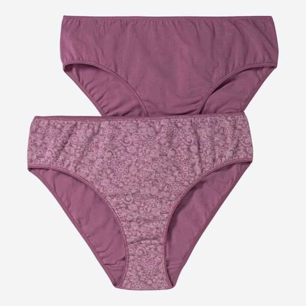 Bild 1 von Damen-Rioslip mit Ornamenten, 2er-Pack, Violet