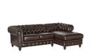 Bild 3 von uno Ecksofa Bezug aus Echtleder Chesterfield