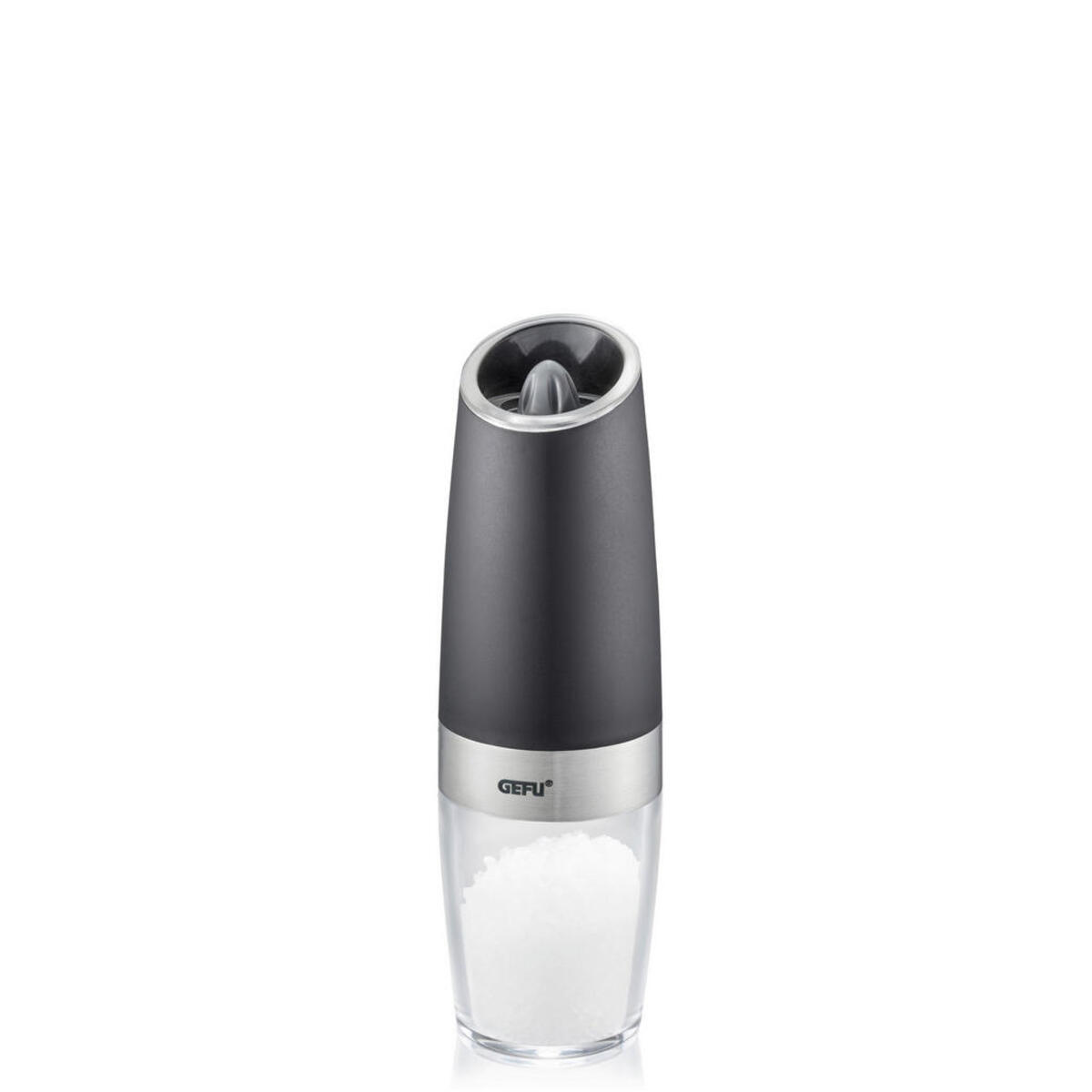 Bild 1 von Gefu Elektr., Schwarz, Metall, Kunststoff, 20.2 cm, Beleuchtung, Sichtfenster, Mahlstärke einstellbar, Tischkultur & Servieren, Gewürzmühlen & -Streuer