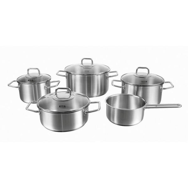 Bild 1 von Fissler Kochtopfset, Metall, 5-teilig, 16 cm,20 cm,16 cm, backofengeeignet, Kochen, Töpfe, Topfsets