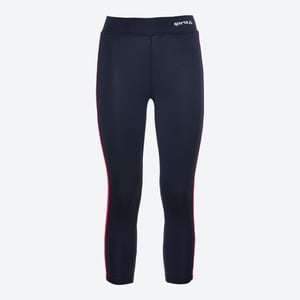 Damen-Sportleggings mit Kontrast-Streifen, Dark-blue