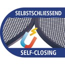 Bild 4 von tesa® Selbstschließender Magnetvorhang 0,80 m x 2,00 m Anthrazit