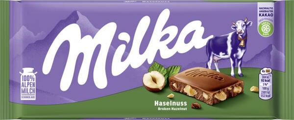 Bild 1 von Milka Tafel Haselnuss