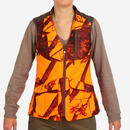 Bild 1 von Jagdweste Damen 500 wendbar braun, camouflage / orange Braun