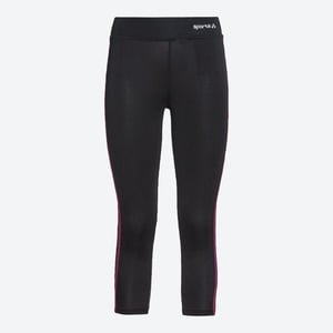 Damen-Sportleggings mit elastischem Bund, Black